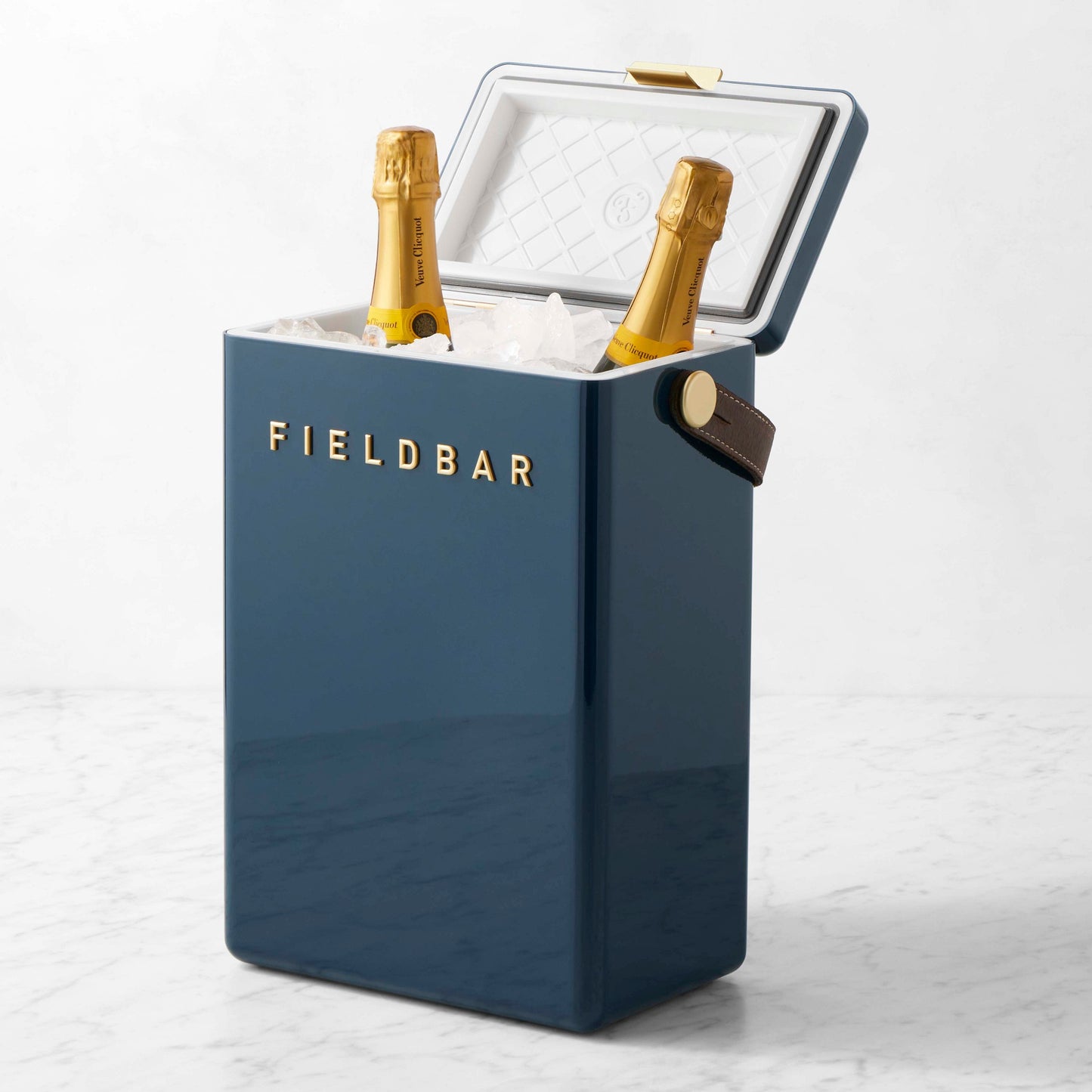 Fieldbar Drinks and Gin Box, Sea Boat Blue, (10.5qt or 24 liter)