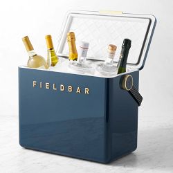 Fieldbar Drinks and Gin Box, Sea Boat Blue, (10.5qt or 24 liter)