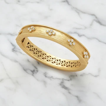 Venetian Floral Hinge Bangle