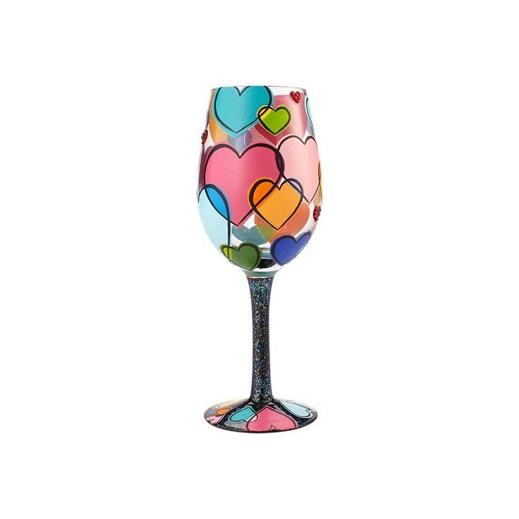 Lolita Love is All Around Us Wine Glass