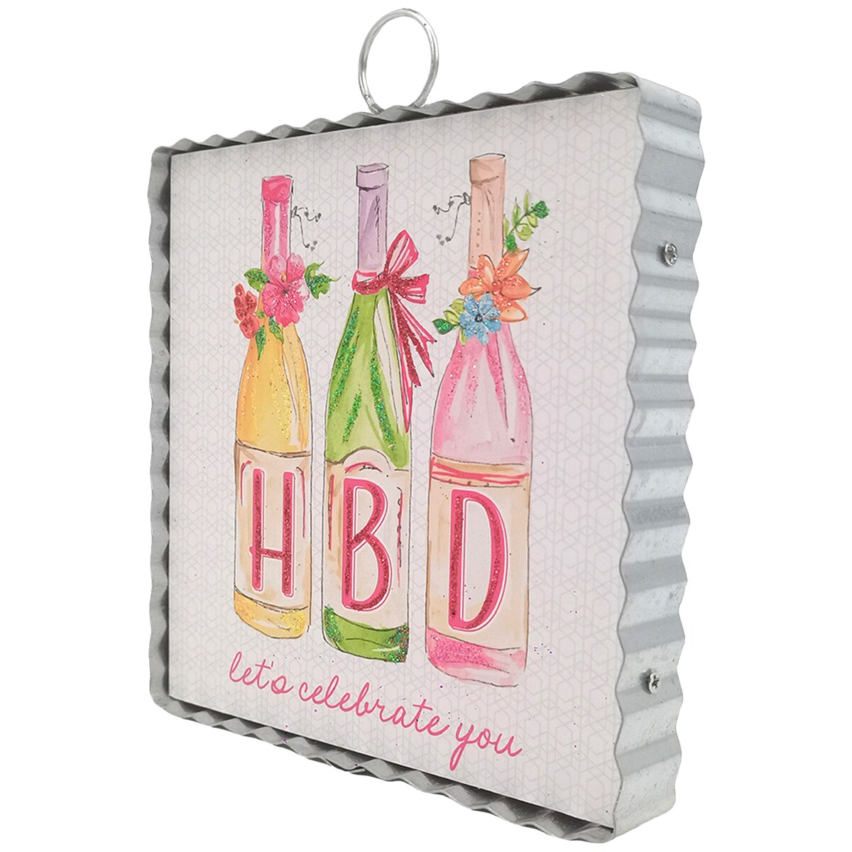 Round Top Mini Gallery Happy Birthday "Let's Celebrate"