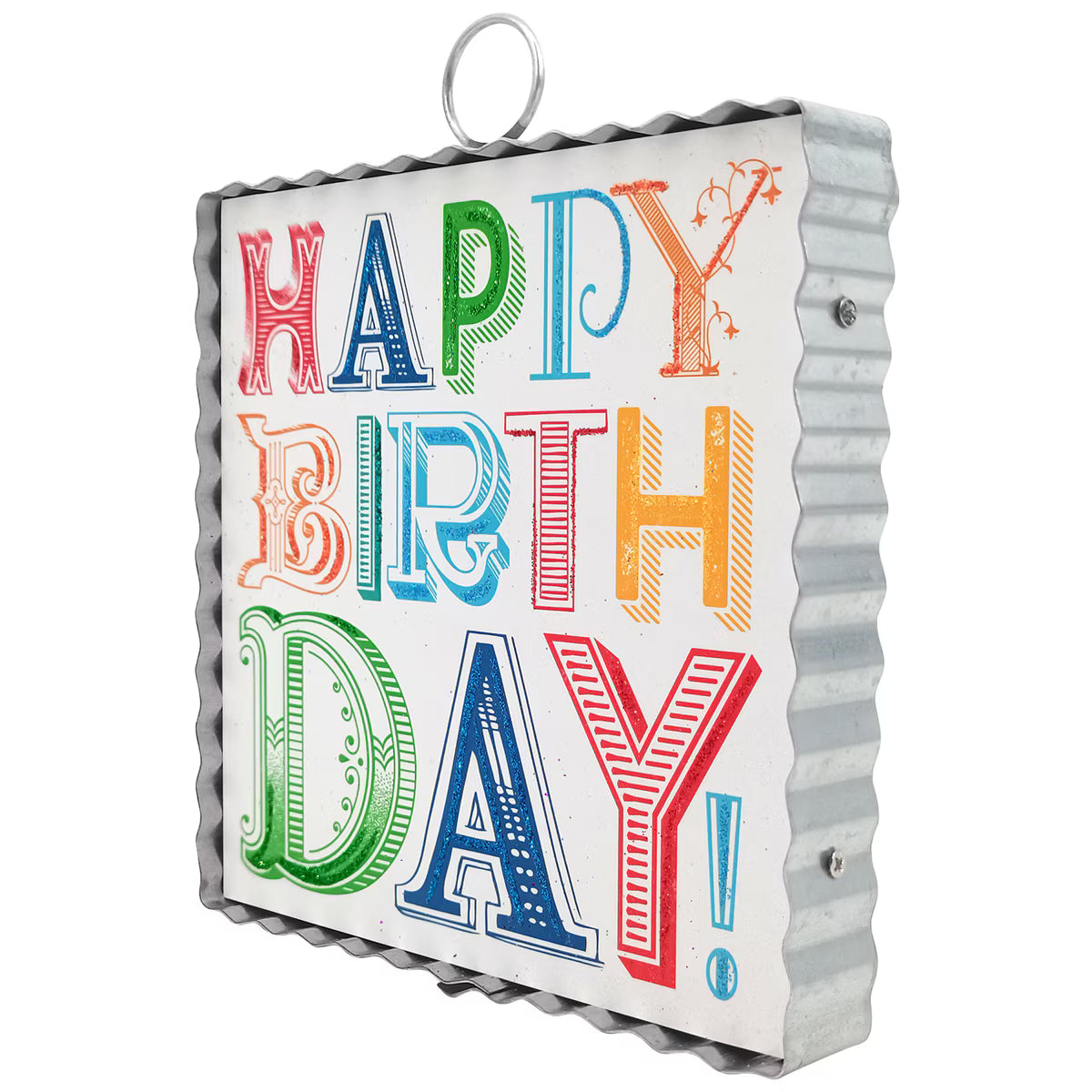 Round Top Mini Happy Birthday
