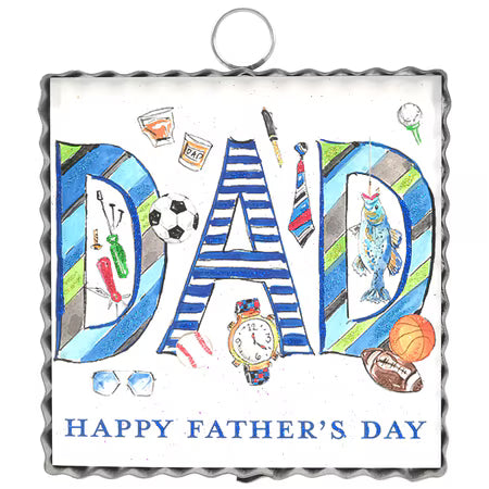 Round Top Mini Happy Father's Day
