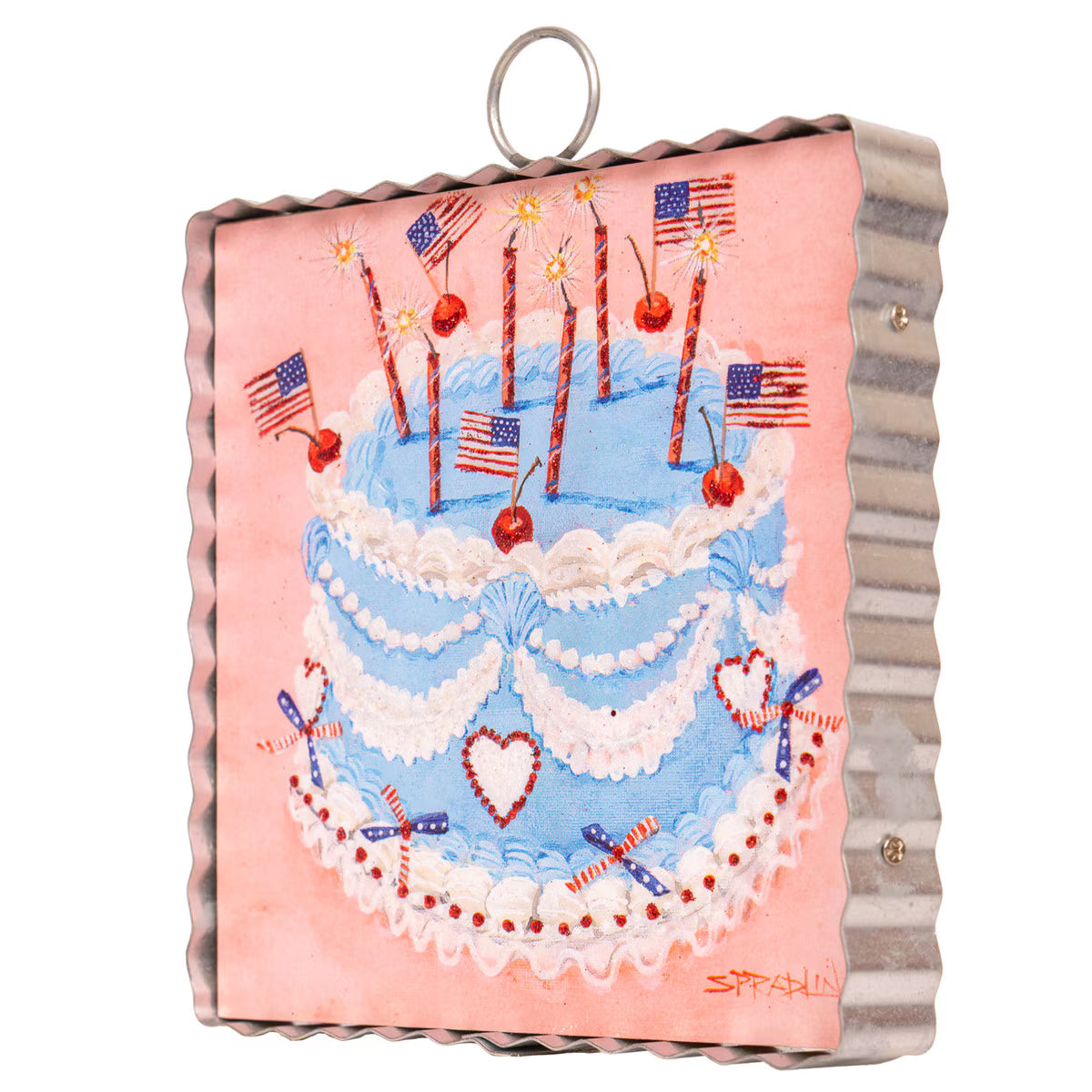 Round Top Mini Art Celebration Cake