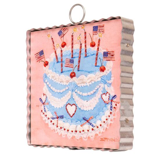 Round Top Mini Art Celebration Cake