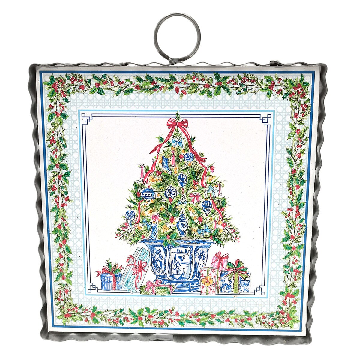 Round Top Mini Beck's Chinoiserie Potted Tree