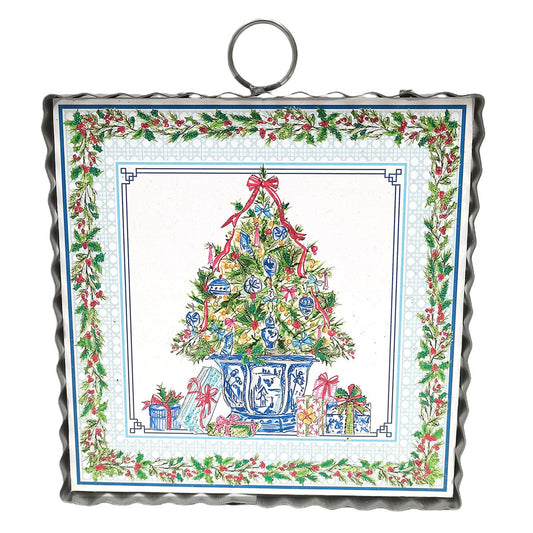 Round Top Mini Beck's Chinoiserie Potted Tree