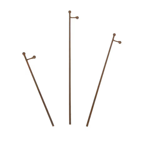Round Top Mini Gallery & Charm Stakes (Black/Rust)