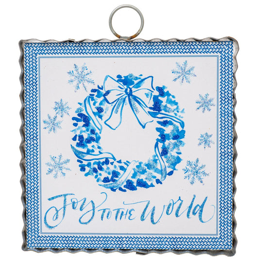 Round Top Mini Beck's Blue Joy to the World