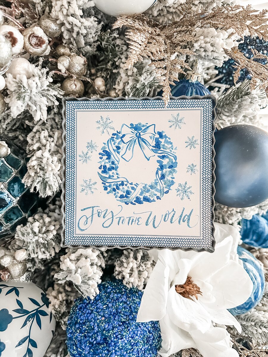 Round Top Mini Beck's Blue Joy to the World