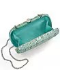 Jewel By Badgley Mischka Micro Crystal Mint Green Stripe