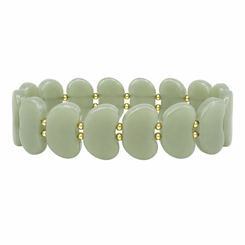 KP Acrylic Heart Stretch Bracelet