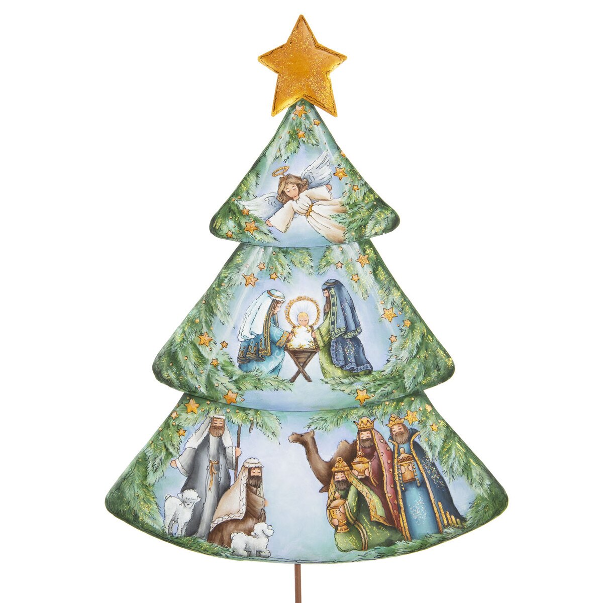 Round Top Nativity Tree
