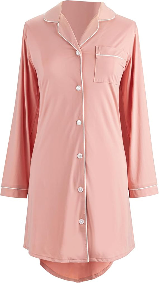 Demdaco's Long Sleeve Cooling Night Shirt