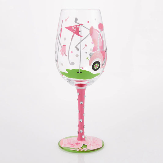 Lolita Queen of the Green Wine Glass