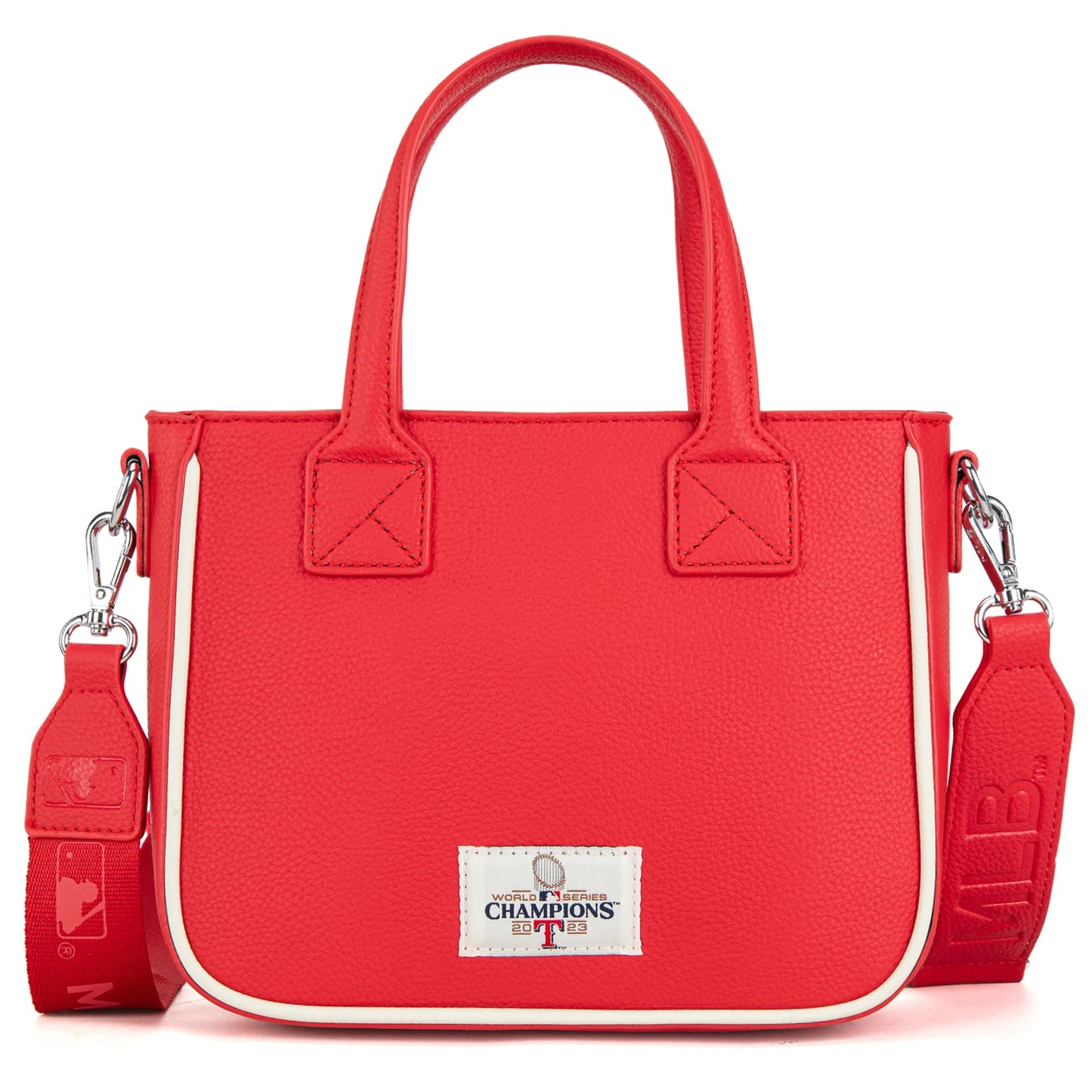 MLB Texas Rangers Women's Tote Bag with Baseball Coin Pouch