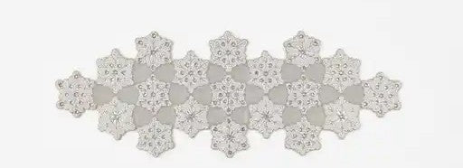 180 Degrees Snowflake Beaded Runner