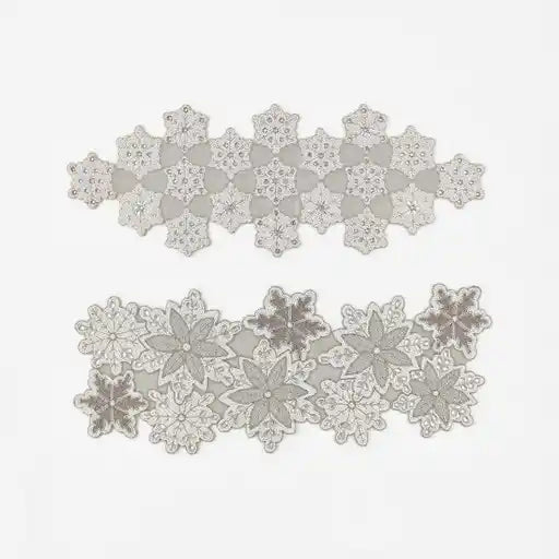 180 Degrees Snowflake Beaded Runner