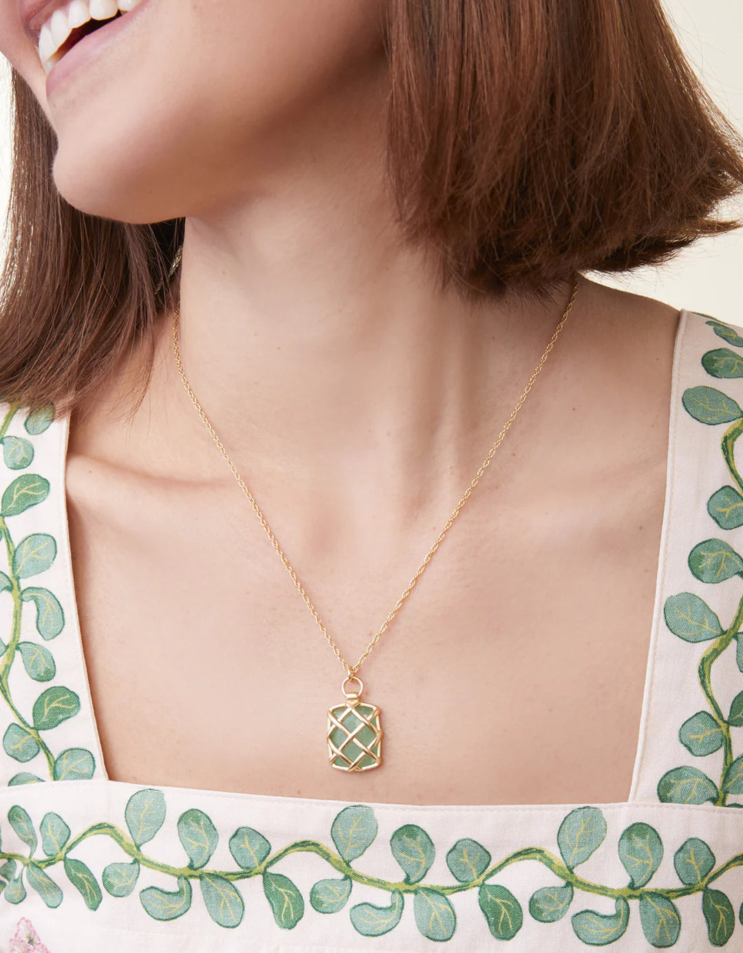Spartina Stonevale Petite Sea Foam Necklace (18")