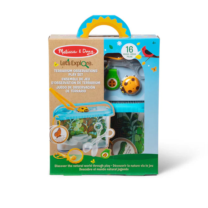 Melissa & Doug Let's Explore Terrarium Observations Play Set