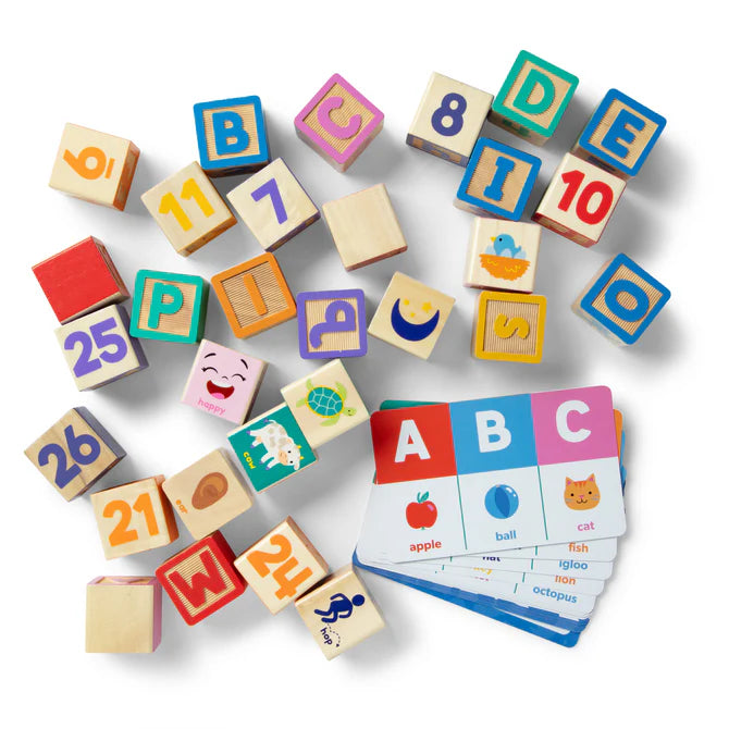 Melissa & Doug Ms. Rachel Blocks + Activity Cards